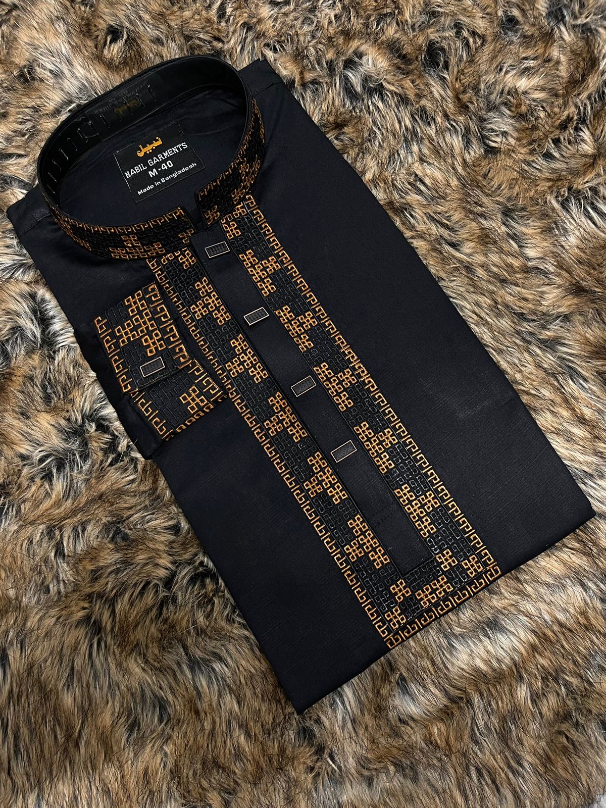 PREMIUM EMBRODARY PUNJABI BLACK